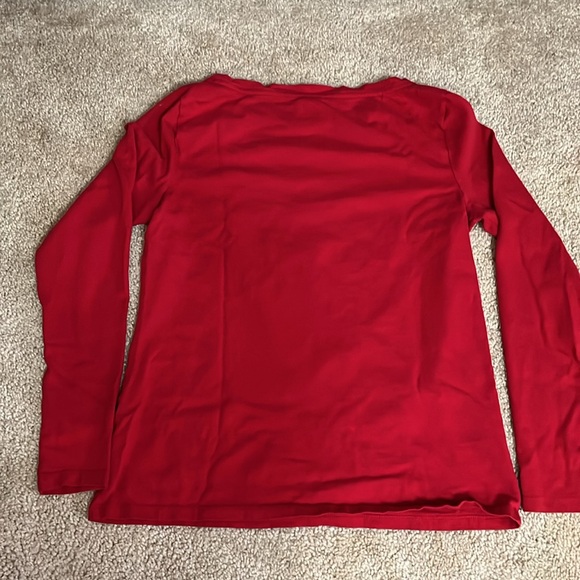 Talbots Long Sleeve Red Nutcracker Shirt - Picture 5 of 5